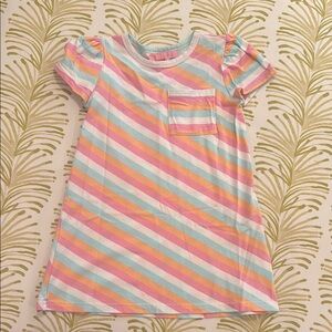 Striped Multicolor Kids Dress